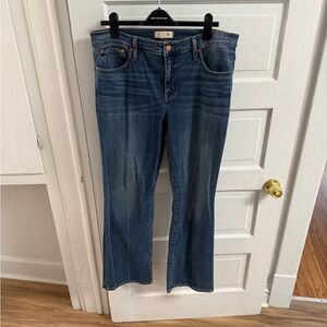 Madewell Dark Blue Flare Jeans